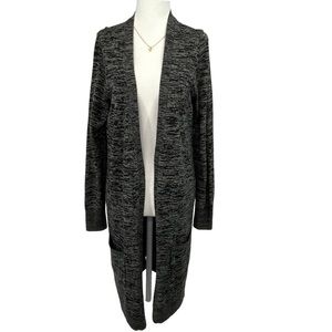 Halogen Heathered Grey Cardigan D4